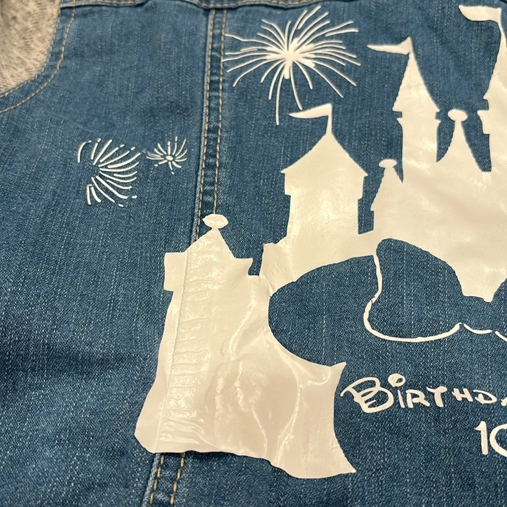 Jacket back says Birthday Girl Ten